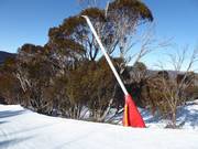 Snowmaking with lances in the Thredbo ski resort