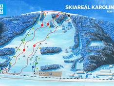Trail map Karolinka