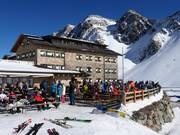 Mountain hut tip Dresdner Hütte
