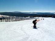 The 186 m long covered conveyor belt