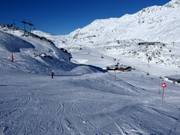 View over the Silvapark Galtür ski area