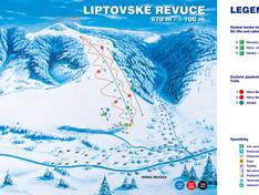 Trail map Liptovské Revúce
