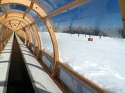 Alpe practice area with 186 m long covered people mover
