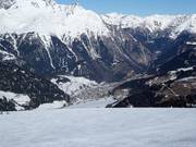 View of Nauders at the Reschen Pass