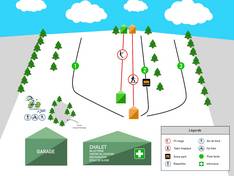 Trail map Côte Boisée – Terrebonne