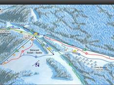 Trail map Čarták – Soláň-Sedlo