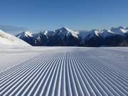 Perfectly groomed slopes