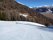 Watles downhill run in the lower section (valley run)