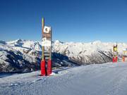 Libertyride – secured, extremely difficult, ungroomed slopes in the ski area