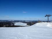 Easy north descent in the Pyhä ski area