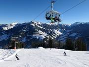 Slopes at the 6-seater chairlift Harbach