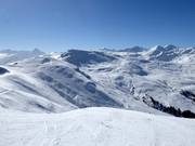 View from the Stein to Piz Sezner