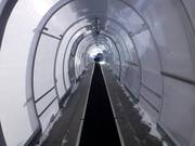 Conveyor belt back to the mountain station of the Dachstein cable car