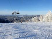 Start of the 1.3 km long slopes at the Große Almberg chairlift