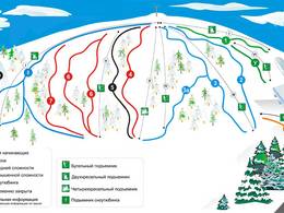 Trail map Sorochany – Kurovo