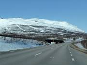 Getting to the Abisko ski area