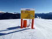 Signposting on the slopes