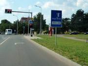 Sign to the ski hall