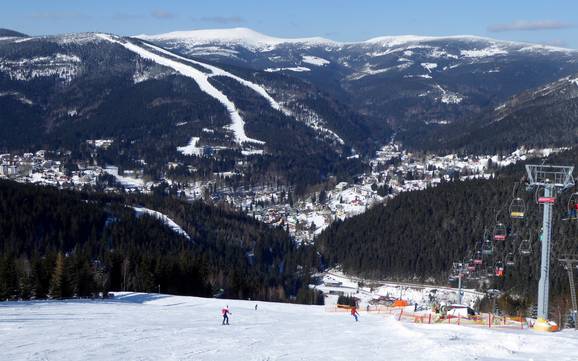 Sudetes (Sudety): accommodation offering at the ski resorts – Accommodation offering Špindlerův Mlýn