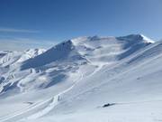 View over the Mt. Hutt ski area