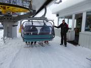 Staff is present at the entry