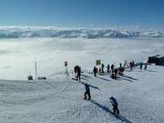 Sea of fog - view from the Hohe Salve