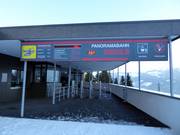 Information at the entrance to the Panoramabahn Geols