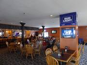 The bar in the Bear Mountain Lodge