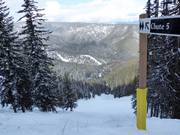 Difficult slope Chute 5