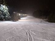 Night skiing
