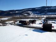 Kvitfjell station is located right next to the ski resort.