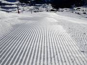 First-class slope grooming in the Gröden ski area