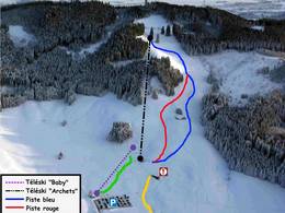 Trail map Mont Gibloux