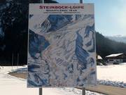 Cross-country trail map