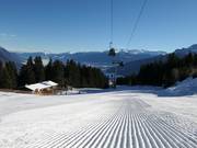 Very good slope grooming at Rangger Köpfl