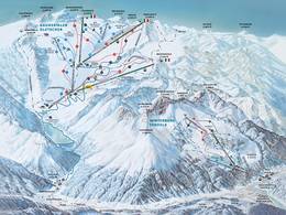 Trail map Kaunertal Glacier (Kaunertaler Gletscher)