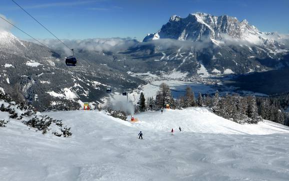 Skiing in the Tiroler Zugspitz Arena