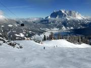 Panorama in the Grubigstein ski resort