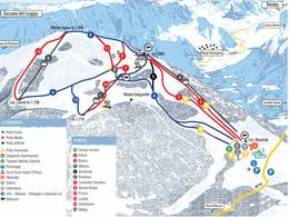 Trail map Lagorai/Passo Brocon – Castello Tesino