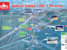 Trail map Skalka