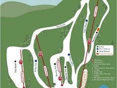 Trail map Tuxedo Ridge