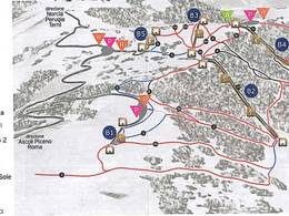 Trail map Forca Canapine