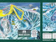 Trail map Bear Valley