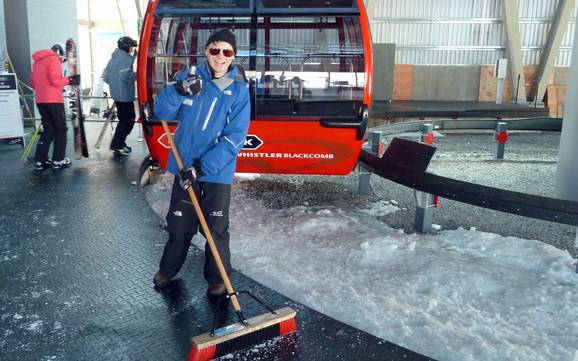 Squamish-Lillooet: cleanliness of the ski resorts – Cleanliness Whistler Blackcomb