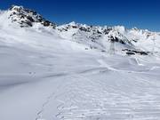 Freeride on the glacier