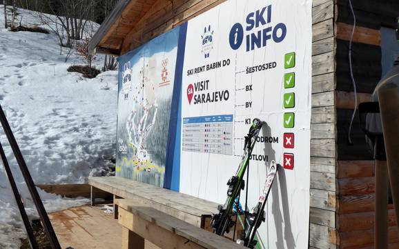 Federation of Bosnia and Herzegovina: orientation within ski resorts – Orientation Babin Do – Bjelašnica