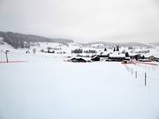 Practice slope in the valley area