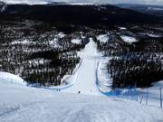 View from above of the Chocken run