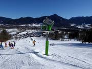 Snowmaking at Streidlhang