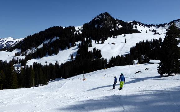 Skiing in Gstaad